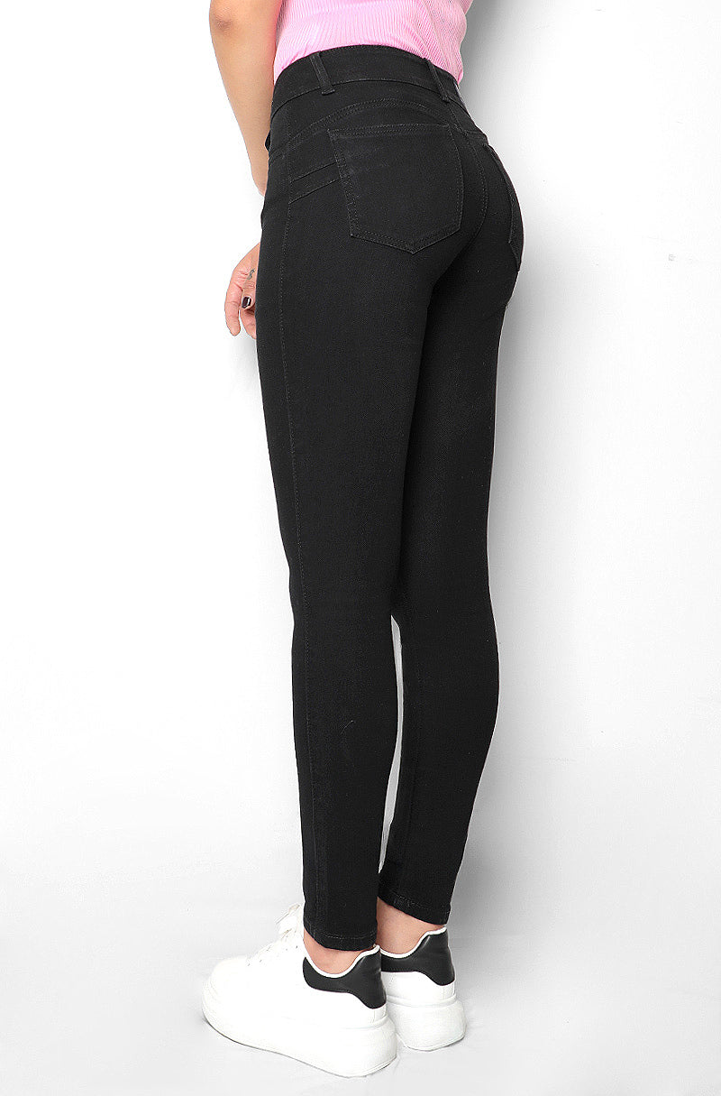 219 Jeans Skinny Push Up Cintura Media