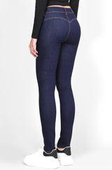 236 Jeans Skinny Push Up Corazón Cintura Alta