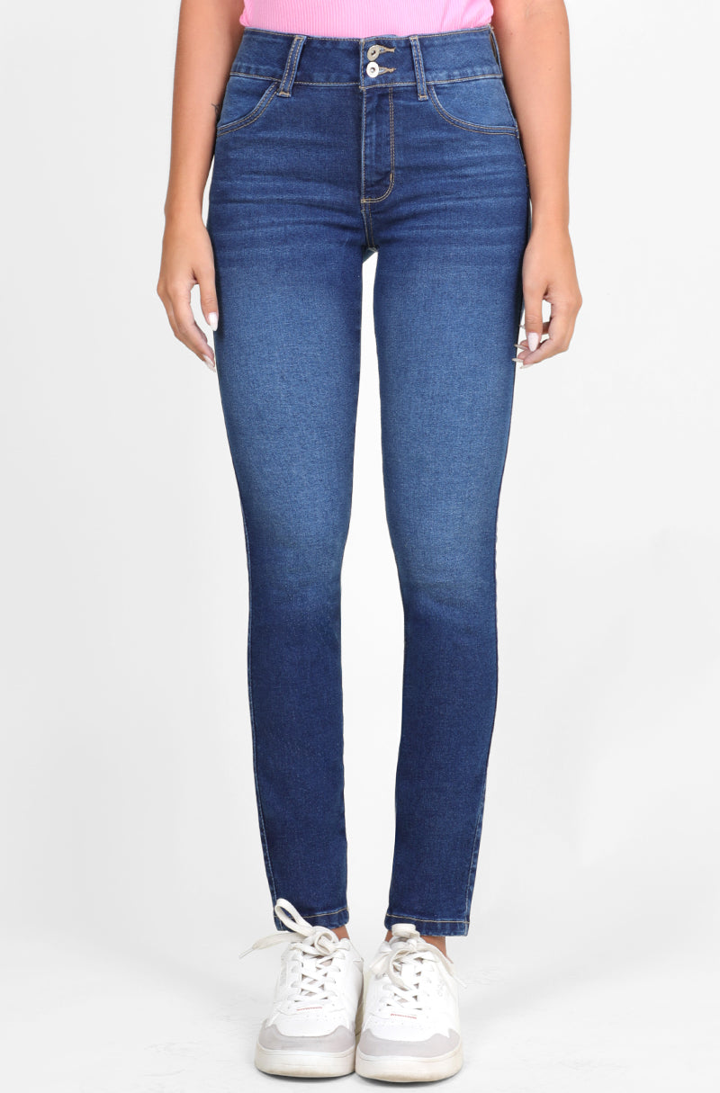 219 Jeans Skinny Push Up Cintura Media