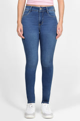 236 Jeans Skinny Push Up Corazón Cintura Alta