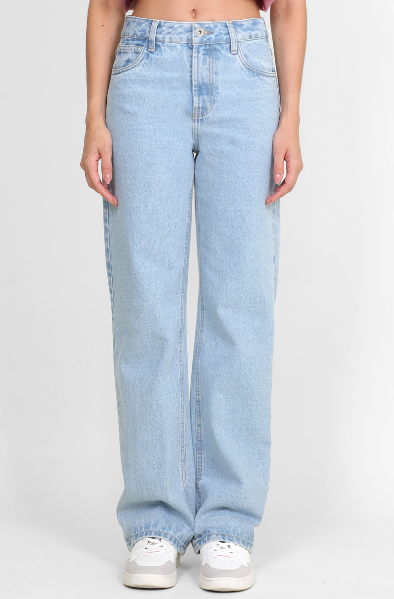 257 Jeans Wide Leg Cintura Alta