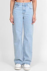 257 Jeans Wide Leg Cintura Alta