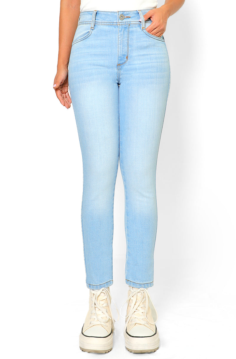 236 Jeans Skinny Push Up Corazón Cintura Alta