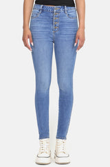 0178 Jeans Skinny Ankle Cintura Alta