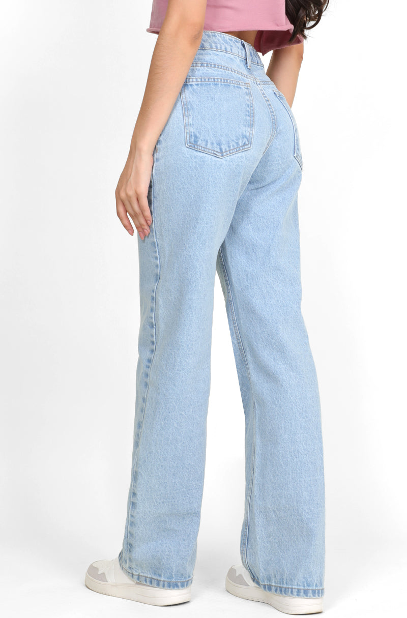 257 Jeans Wide Leg Cintura Alta