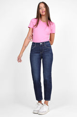 210  Jeans Mom Ankle Cintura Alta